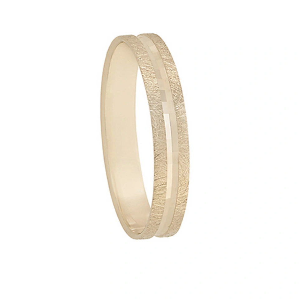 Alianza Boda Plana Oro Amarillo 18k 3.5mm