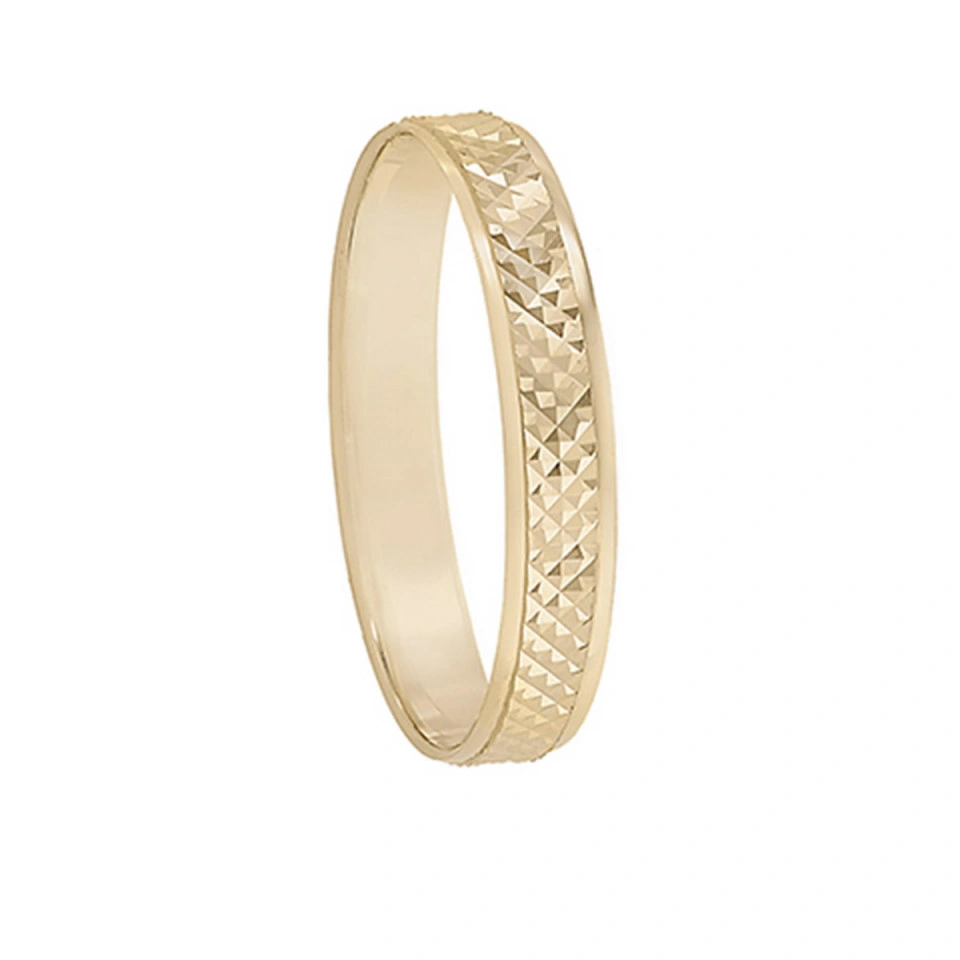 Alianza Boda Plana Oro Amarillo 18k 3.5mm