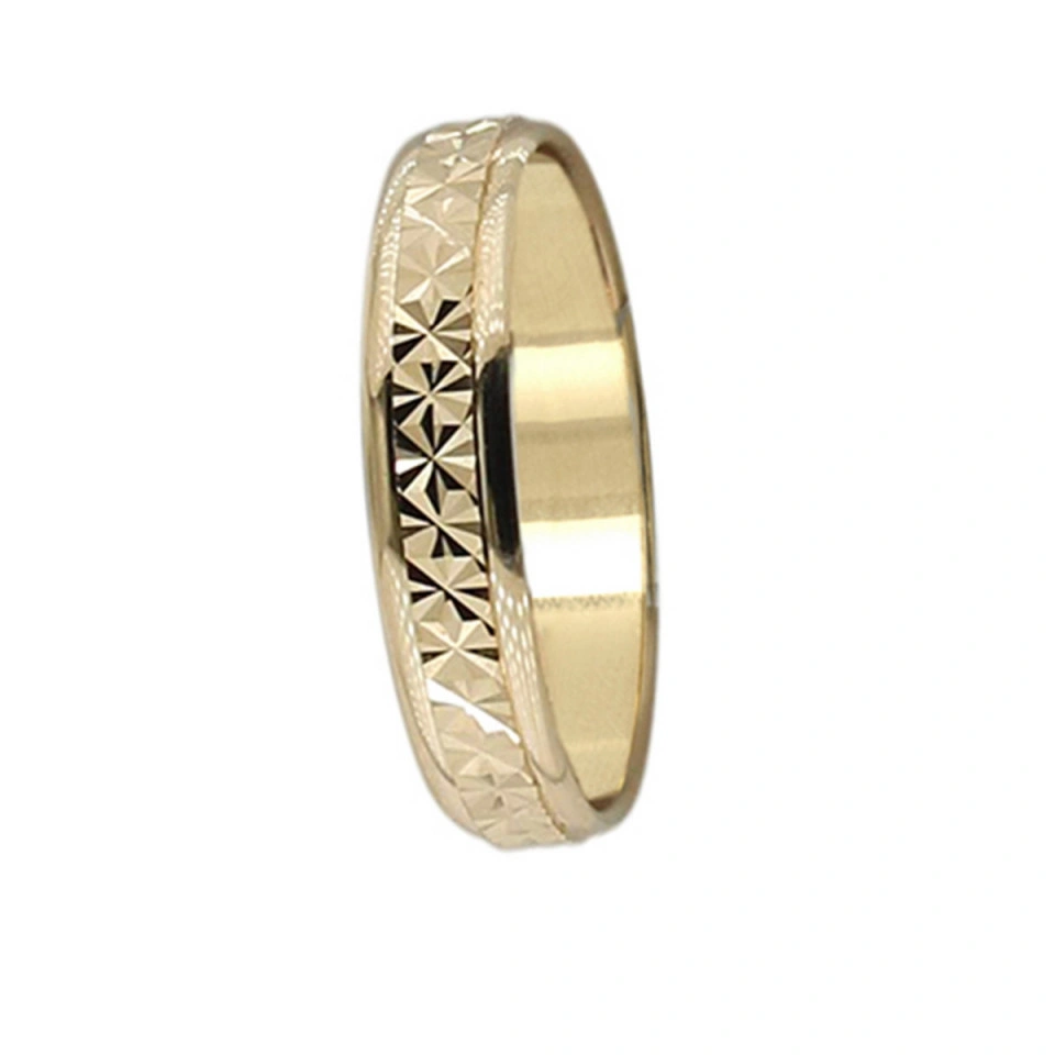 Alianza Boda Plana Oro Amarillo 18k 4mm