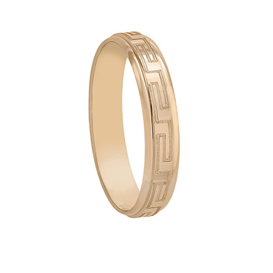 Alianza Boda Plana Oro Amarillo 18k 4mm