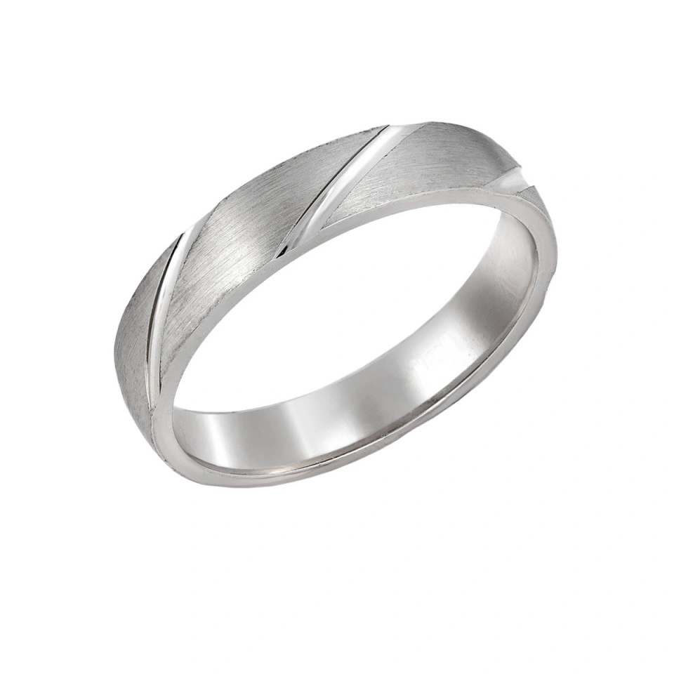 Alianza Boda Plata 4mm Plana P12