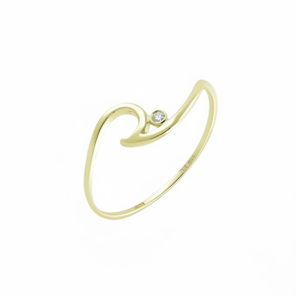Sortija Oro Amarillo 18k con Diamante 0.008 cts